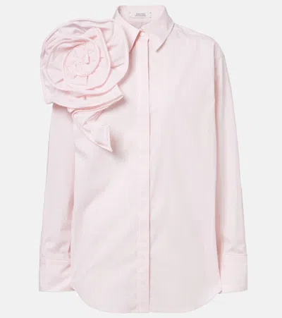 Dorothee Schumacher Striped Power Blouse In Pink