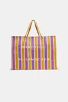 Dorothee Schumacher Striped Tote Made From Recycled Plastic In Multi Colour