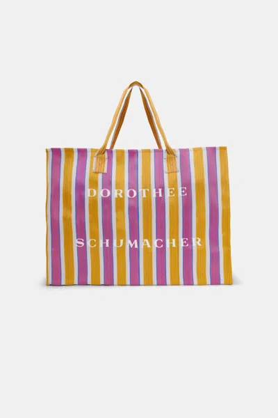 Dorothee Schumacher Striped Tote Made From Recycled Plastic In Multi Colour