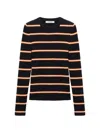 Dorothee Schumacher Energetic Ease Pullover In Energetic Blue Trio In Blue