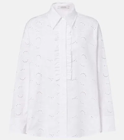 Dorothee Schumacher Summer Blossom Broderie Anglaise Shirt In White