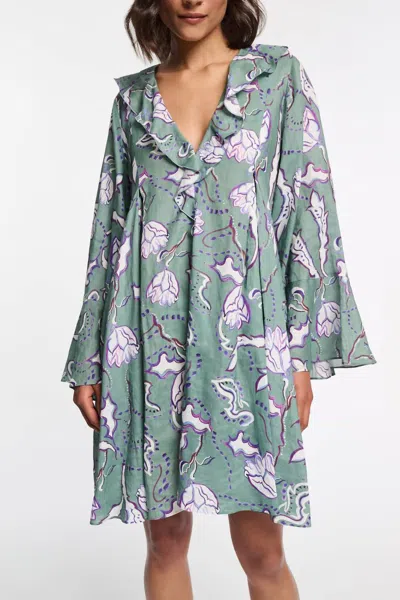 Dorothee Schumacher Summer Breeze Dress In Wicked Flower Allover In Multi