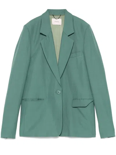 Dorothee Schumacher Summer Cruise Blazer In Green
