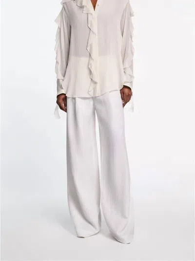 Dorothee Schumacher Summer Cruise Pants In White