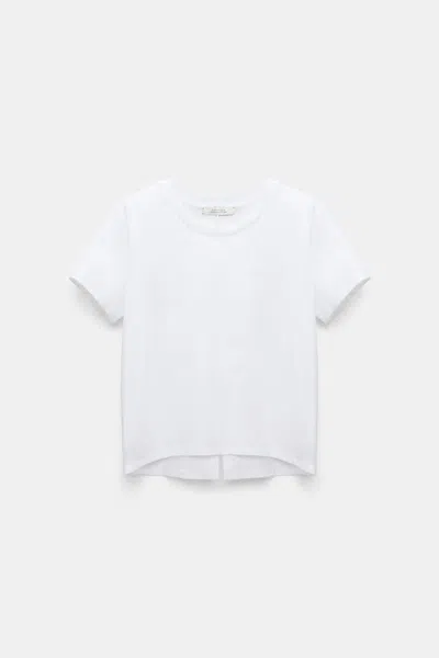 Dorothee Schumacher T-shirt With Satin Bows On The Back In White