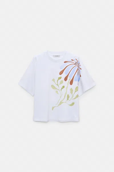Dorothee Schumacher Daydream Flower Print T-shirt In Neutral