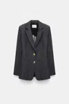 Dorothee Schumacher Tailored Denim Blazer In Blue