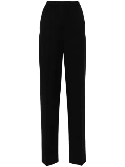 Dorothee Schumacher High-waisted Cigarette Trousers In Black