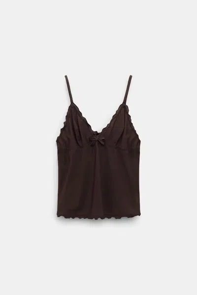 Dorothee Schumacher Technical Jersey Camisole In Brown