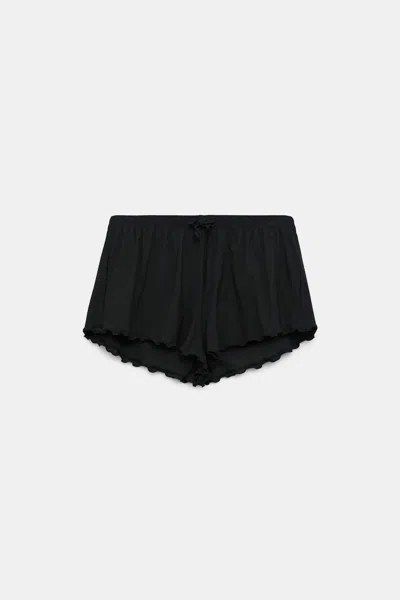 Dorothee Schumacher Technical Jersey Lingerie Shorts In Black