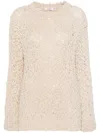 Dorothee Schumacher Textured Knitted Jumper In Neutrals