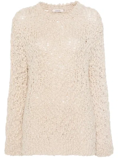 Dorothee Schumacher Textured Knitted Jumper In Neutrals