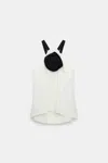 Dorothee Schumacher Top With Removable Rose In White