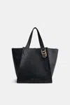 DOROTHEE SCHUMACHER TOTE BAG IN SOFT CALF LEATHER WITH D-RING HARDWARE