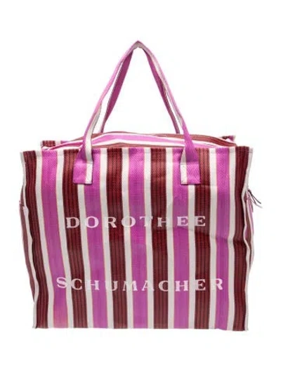 Pre-owned Dorothee Schumacher Tote In Pink