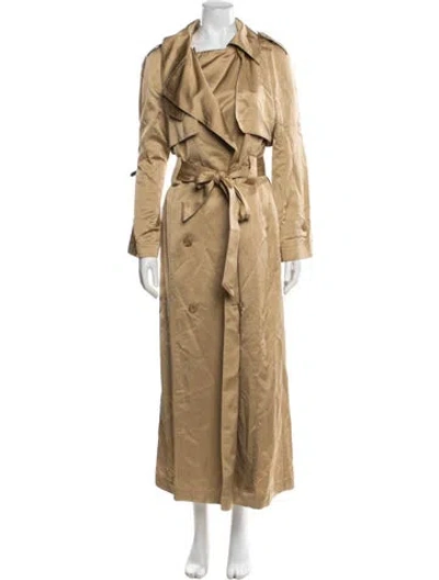Pre-owned Dorothee Schumacher Trench Coat In Neutral