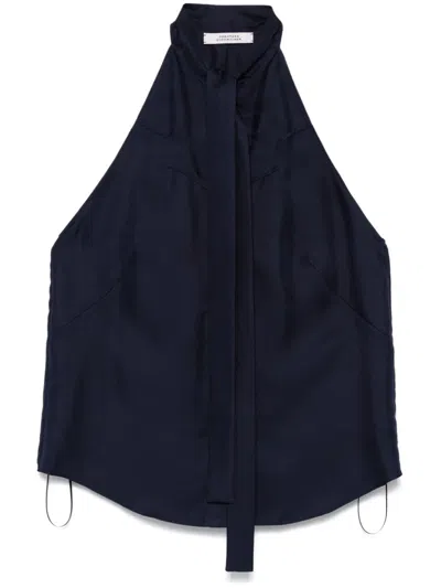 Dorothee Schumacher Trench It Up I Blouse In Blue