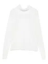 Dorothee Schumacher Turtleneck Long-sleeve Top In Gray
