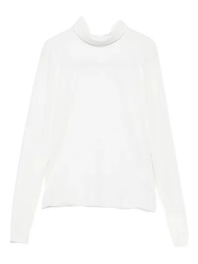 Dorothee Schumacher Turtleneck Long-sleeve Top In Gray