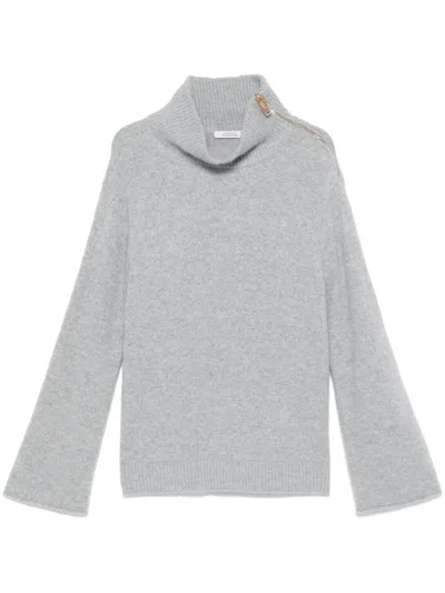 Dorothee Schumacher Turtleneck Sweater In Grey