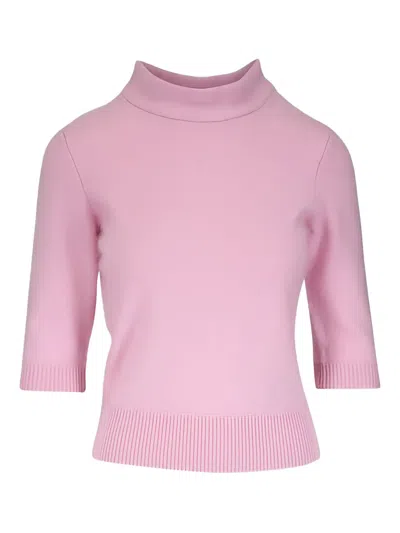 Dorothee Schumacher Turtleneck Sweater In Pink
