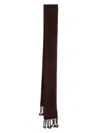 Dorothee Schumacher Twisted-fringe Scarf In Brown