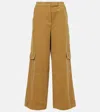 Dorothee Schumacher Twisted Structure Corduroy Wide-leg Pants In Beige