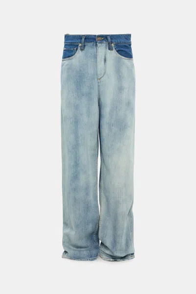 Dorothee Schumacher Two-tone Baggy Jeans