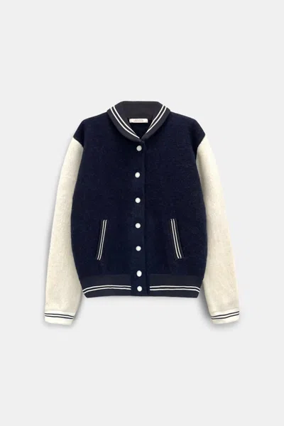 Dorothee Schumacher Two-tone Oversized Bomber Jacket In Multi