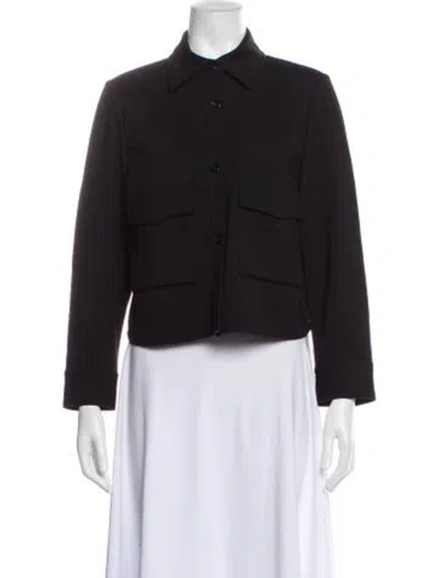 Pre-owned Dorothee Schumacher Utility Jacket In Gray