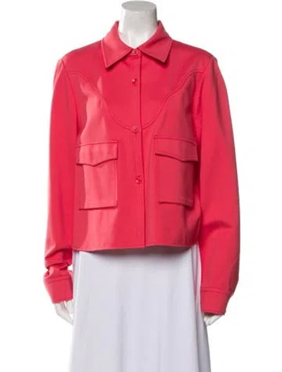 Pre-owned Dorothee Schumacher Utility Jacket W/ Tags In Orange