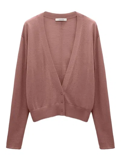 Dorothee Schumacher V-neck Cardigan In Pink
