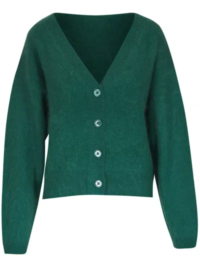 Dorothee Schumacher Cardigan Mit V-ausschnitt In Grün