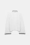 Dorothee Schumacher V-neck Cardigan With Crochet Trim In White