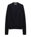 Dorothee Schumacher Wool-cashmere Pullover With Overlap Hem In Black