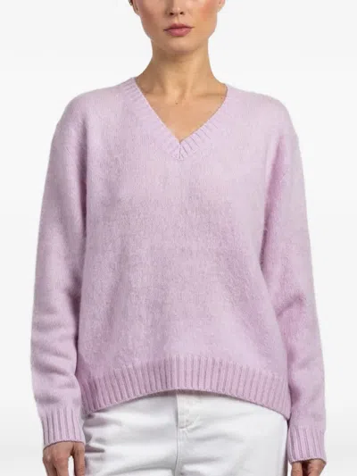 Dorothee Schumacher V-neck Sweater In Purple