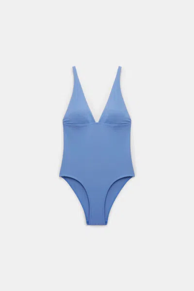 Dorothee Schumacher V-neck Swimsuit In Blue