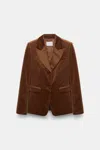 Dorothee Schumacher Samtblazer In Brown