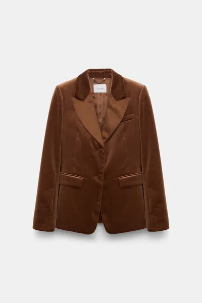 Dorothee Schumacher Samtblazer In Brown