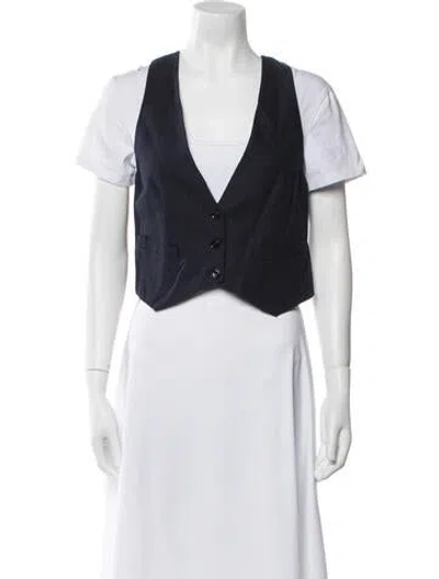 Pre-owned Dorothee Schumacher Vest In Blue