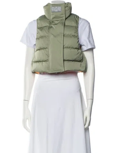 Pre-owned Dorothee Schumacher Vest In Green