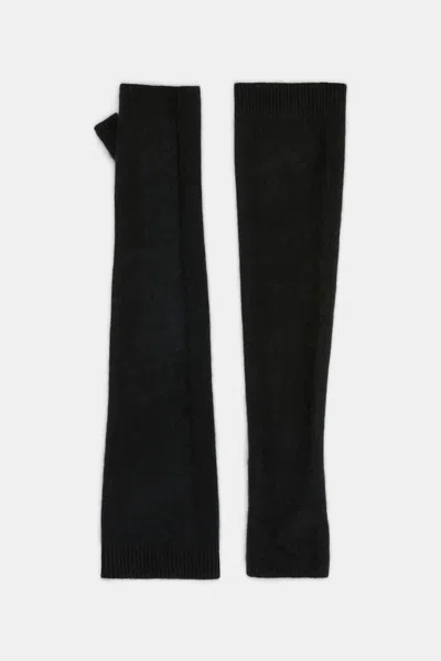 Dorothee Schumacher Virgin Merino-cashmere Arm-warmers In Black
