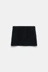 Dorothee Schumacher Virgin Merino-cashmere Mini-skirt In Black