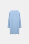 Dorothee Schumacher Virgin Merino Wool Extra Long Pullover In Blue