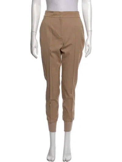 Pre-owned Dorothee Schumacher Virgin Wool Straight Leg Pants In Neutral