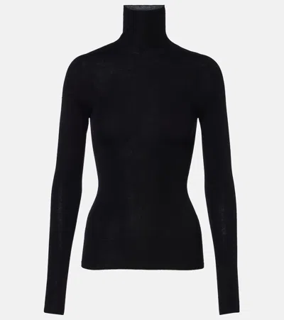 Dorothee Schumacher Virgin Wool Turtleneck Sweater In Black
