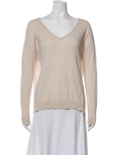 Pre-owned Dorothee Schumacher V-neck Sweater In Purple