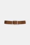Dorothee Schumacher Suede Sensation Belt In Brown