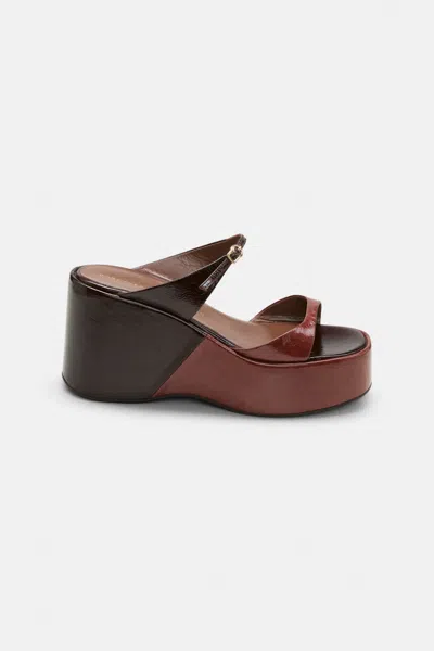 Dorothee Schumacher Wedge Sandals In Animal Print