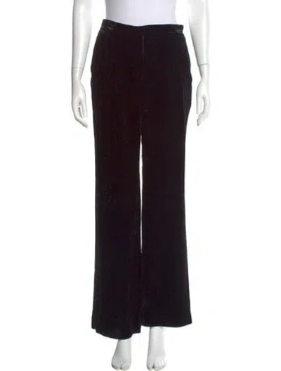 Pre-owned Dorothee Schumacher Wide Leg Pants In Black